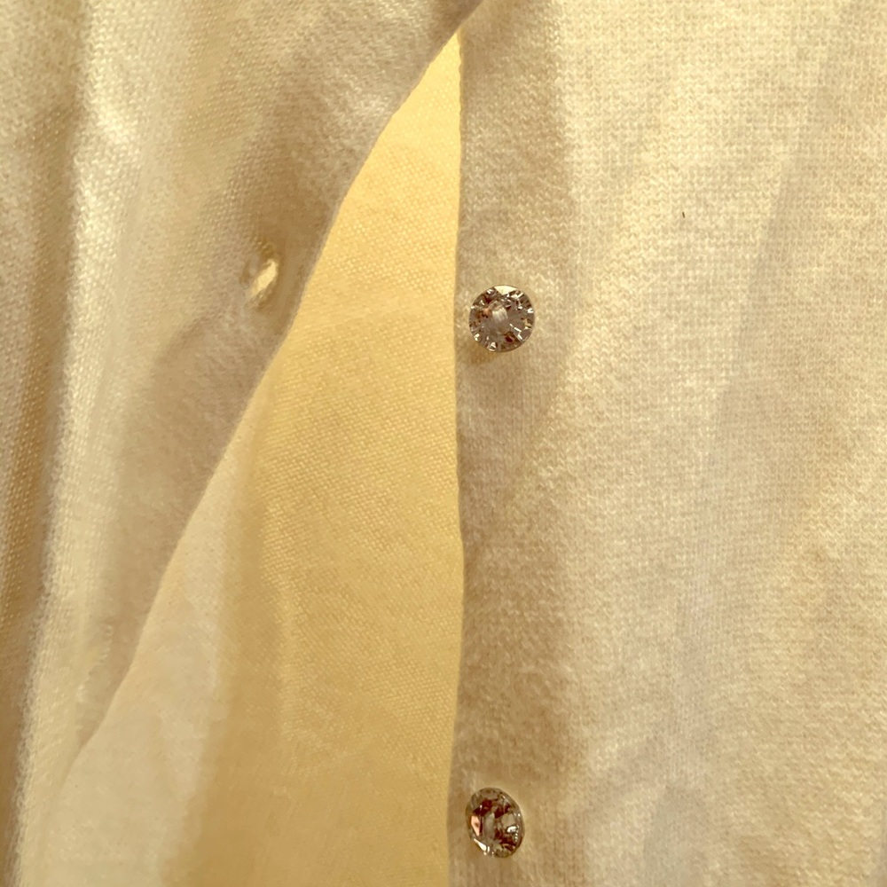 The LOFT cardigan with rhinestone buttons